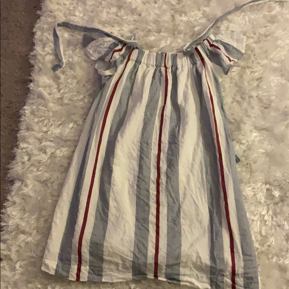 Off the shoulder mini dress